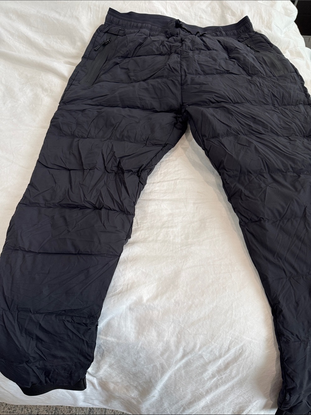 Foehn Men's Black Insulated Stretch Pants - Lightweight Warmth,